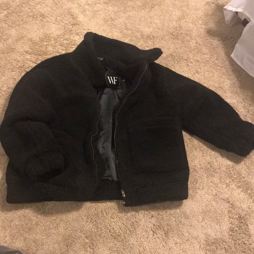 White fox teddy jacket